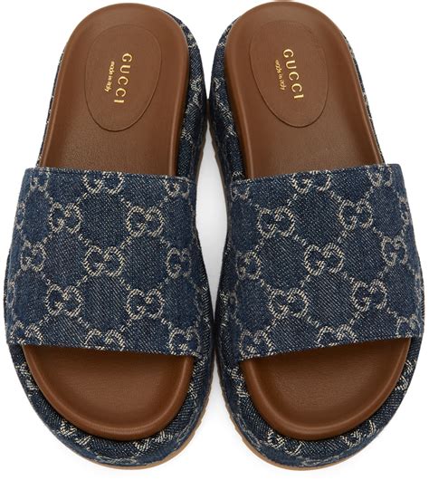 gucci blue platform sandals|Gucci platform sandals aliexpress.